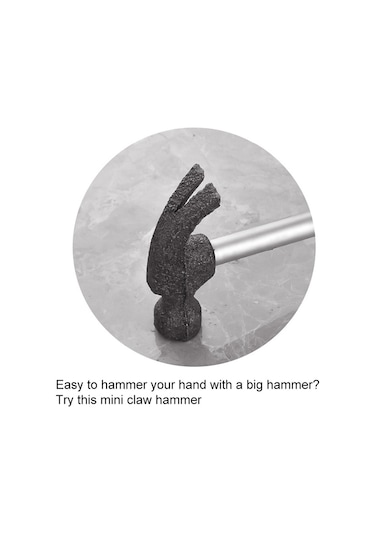 Mini Pençe Çekiç Traceless Çiviler Özel Çekiç Plastik