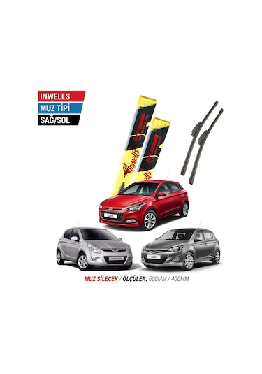 Hyundai İ20 İnwells Muz Silecek Takımı 2008-2020