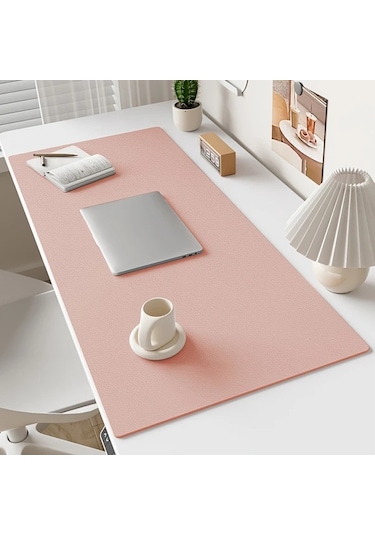 Elmpaly Japon Pembesi 10.63x23.63 İnç Büyük Boy Öğrenci Ofis Masa Altlığı Mouse Pad