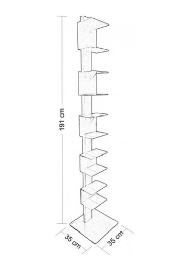 Ghost Floor Kitaplık Gri