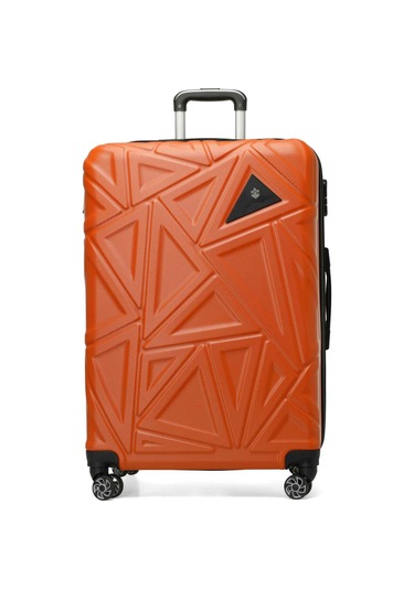 Lumberjack Trıangle -b Abs 5fx Kiremit Unisex Büyük Boy Valiz Kırmızı