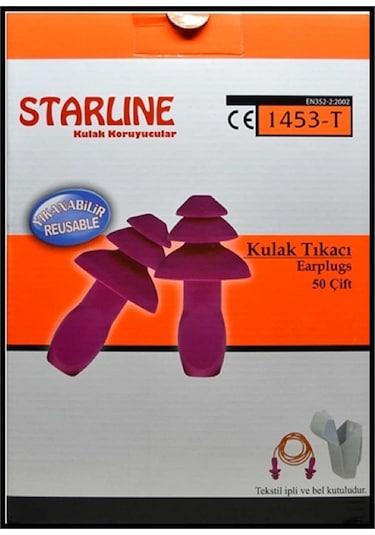 Yıkanabilir Kulak Tıkacı Starline