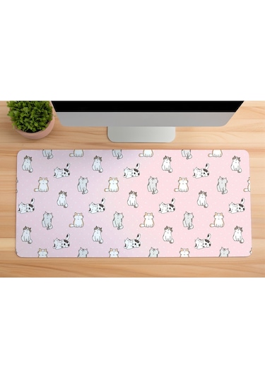 Gaming Oyuncu Xl Mouse Pad Kaydırmaz Dikişli 80 30 Cm Mousepad 17