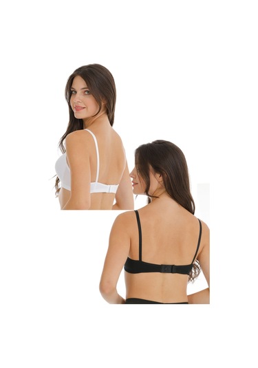 Parlingerie 2li Hamile Modal Kaplı Emzirme Sütyeni Siyah - Beyaz