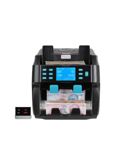 Baove GB9000 Pro Mix Çift Katlı Karışık Para Sayma Makinesi - Sahte  Para Yakalama - TL, Euro, Usd