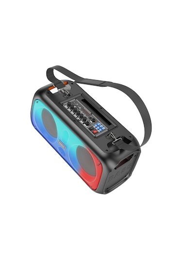 Hoco Bs54 Party Çift Mikrofonlu Bluetooth Rgb Kablosuz Hoparlör -