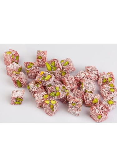 Balşeker Çifte Kavrulmuş Nar Aromalı Antep Fıstıklı Mini Lokum 3 KG