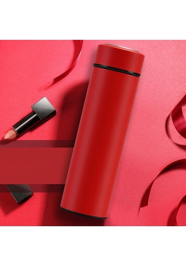 Pazly Paslanmaz Çelik Seyahat Termosu - Led Sıcaklık Göstergeli Kahve Termosu