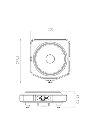 Kumtel KH-7011 Tekli Elektrikli Ocak Gri
