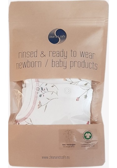 Ozmoz Steril, Giyilmeye Hazır Kız Bebek Organik Tulum Beyaz