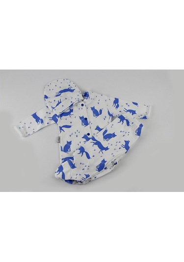 Mavi Tilkili 3'lü Takım mavi