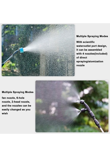 Hallow 5l omuz Tipi Elektrikli Bahçe Yağmurlama Bahçe Bitkileri E25550gy 5