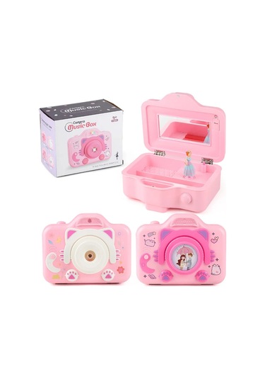 Çocuk Dönen Müzik Kutusu Simülasyon Kamera Projeksiyon Bale Dans