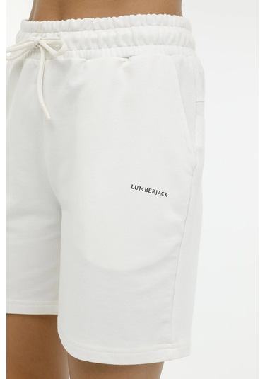 Lumberjack W-ct144 Basic Short 3fx Ekru Kadın Şort 101349495 Ekru