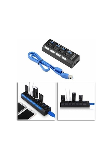 BST-2 Yüksek Hız 5 Gbps 4 Port Usb 3.0 Hub Çoklayıcı Çoğaltıcı