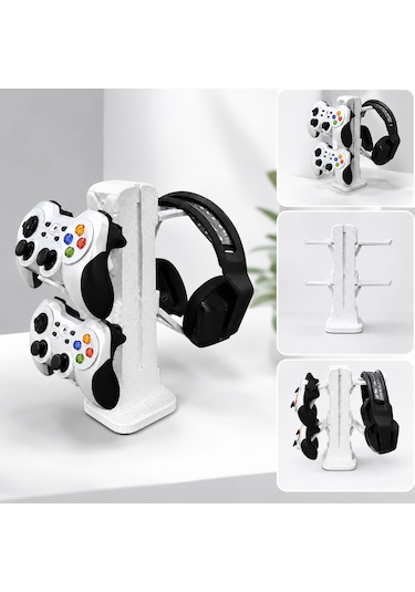 Gaming Tower Oyun Konsolu Düzenleyici Mermer Rengi