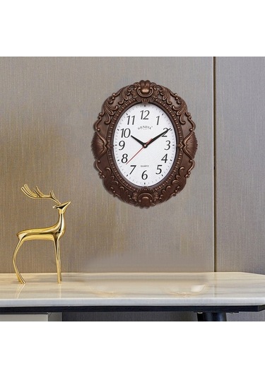 Pazly Suntek Sessiz Saatleri Saati Rengi Duvar Dekoratif Ahşap-rengi Ahşap 14'' & Gw Çok Renkli