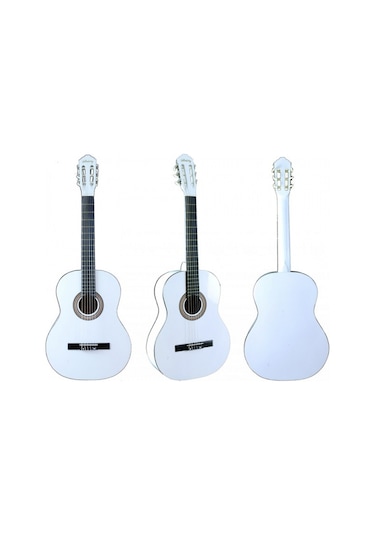 Lichtenberg Cg851 Beyaz Klasik Gitar Taşıma Çantalı