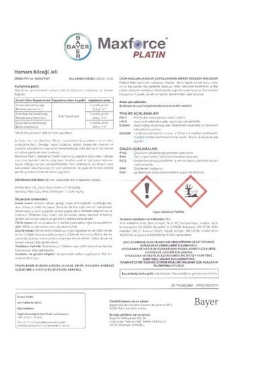 Maxforce Platin Hamamböceği Ve Kalorifer Böceği Jeli Kokusuz 20gr. 1 Adet Şubat/2027
