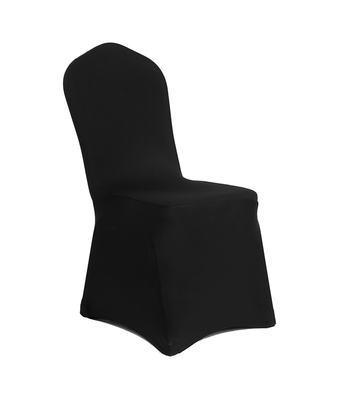 Geeksen Siyah Spandex + Poliester Esnek Sandalye Örtüsü - Düğün, Banket, Otel İçin Su Geçirmez, Dayanıklı, Kolay Bakım Çok Renkli
