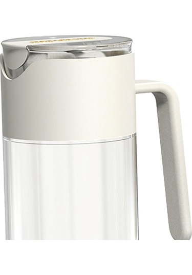 Suntek Sos Izgara Pişirme Beyaz Için Cam Yağ Tencere Kolay