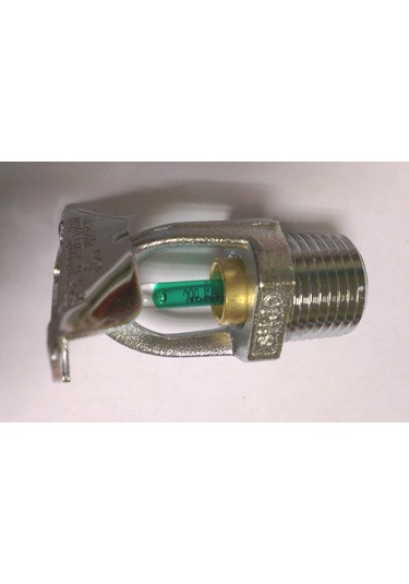 Ul Hız Duvar Tip Yangın Sprink Krom 93 C Yeşil 1/2 Sr