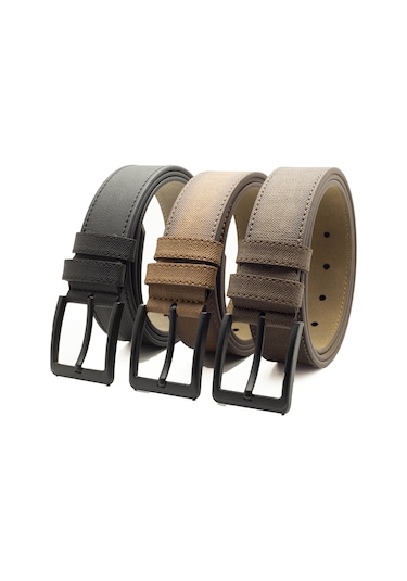 Deribond 3 Adet Erkek Kot Pantolon Kemeri