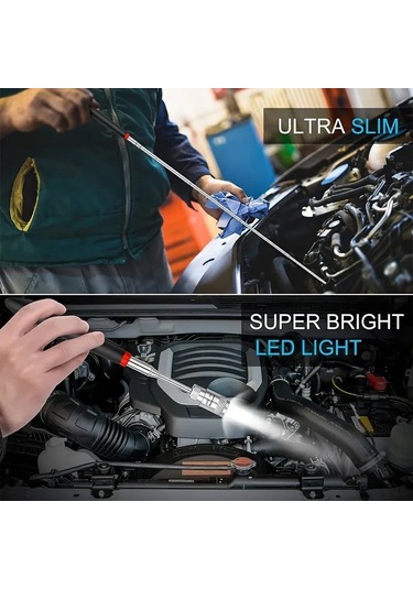 Wezone Genişleyen Manyetik Toplayıcı - Led Işıklı, 2 Kg Tutma Gücü, Metal Parçalar İçin Çekirdekli Alıcı Aracı