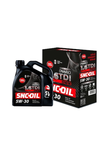 Snc Oil 1.6 Tdı Own 5W/30 Tam Sentetik Motor Yağı 5 L