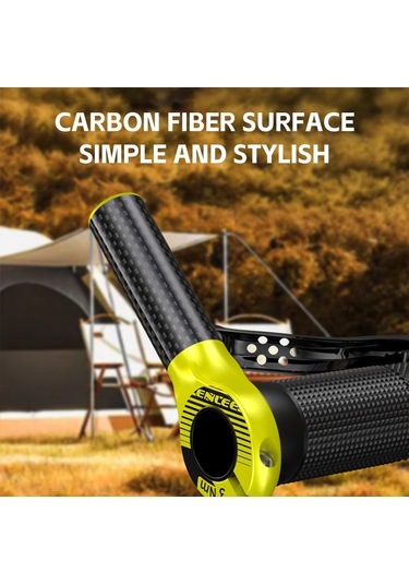 Karbon Fiber Bisiklet Gidon Dağ Bisikleti Gidon Kavrama Y28013y Sarı Sarı