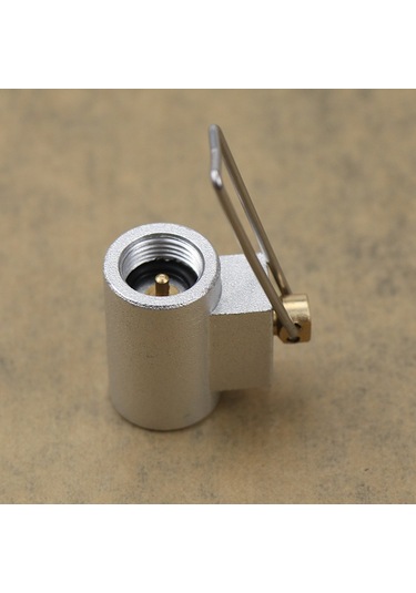 Monyee Kamp Ve Yürüyüş İçin Alüminyum Kasa Bakır Valfli Çift Fkm Zimmetli Tehlikeli Gaz Dolum Adaptörü Mavi