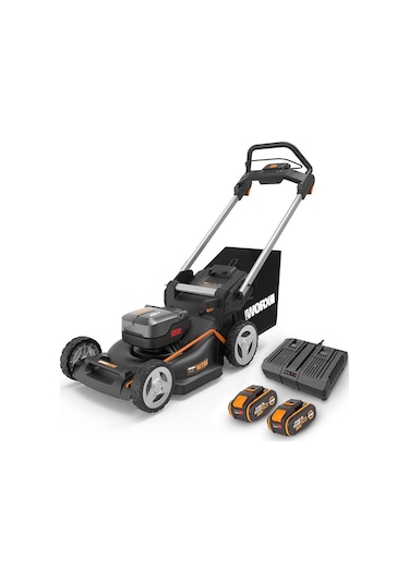 Worx WG748E 40V 4.0Ah Li-İon 46 CM Profesyonel Kömürsüz Şarjlı Çim Biçme Makinesi