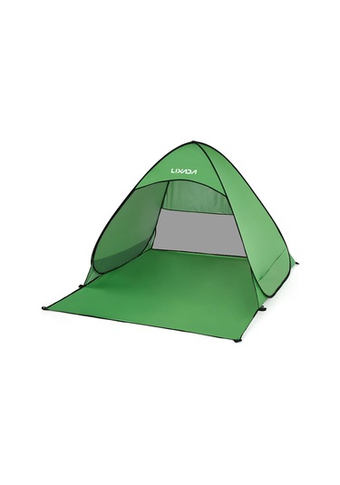 Lixada Otomatik Anında Açılan Plaj Çadırı Hafif Açık Uv Koruma Kamp Balıkçılık Çadırı Renk: Yeşil