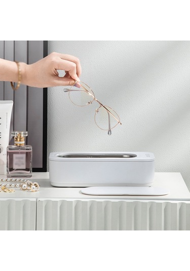 Symbee Evde Kullanım İçin Pratik Ultrasonik Temizleyici - Gözlük, Takı Ve Fırçalar İçin 47000hz Derin Temizleme