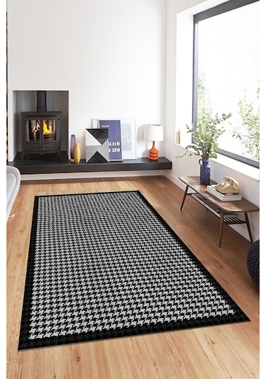 Decomia Home Dijital Kaymaz Yıkanabilir Kazayağı Mutfak Halısı Salon Halısı Koridor Halısı Yolluk DC-7037