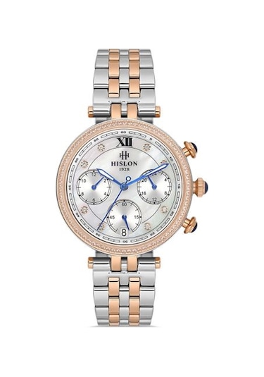 Qt144t-10sr Hislon Kol Saati 35 Mm / Gümüş-rose Gri