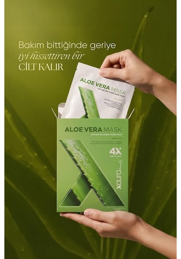 Xaura Global Aloe Vera Mask 4'lü Paket