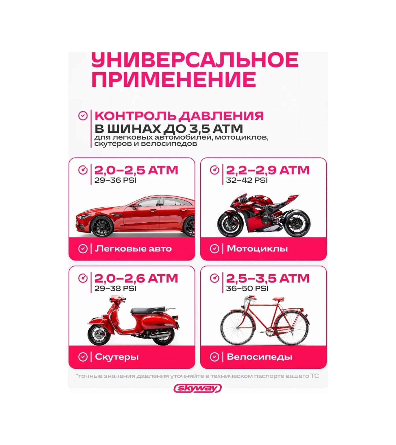 Skyway Araç Lastiği Manometresi 3,5 Atm 14481760