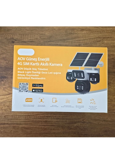 X5tech 44gz Güvenlik Kamerası-güneş Panelli Solar Kamera