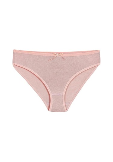 Kit İç Giyim Yıldız 12'li Bambu - Elastan Kadın Külot Pudra