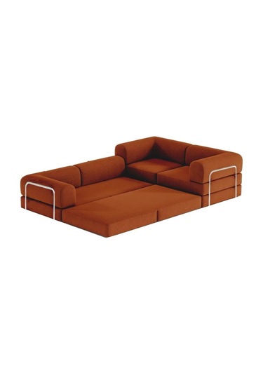 Modüler Legom L Koltuk Kiremit