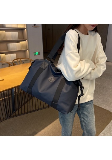 Sones Büyük Kapasiteli Su Geçirmez Spor Ve Fitness Çantası Açık Hava Seyahat Bagaj Çantası Siyah