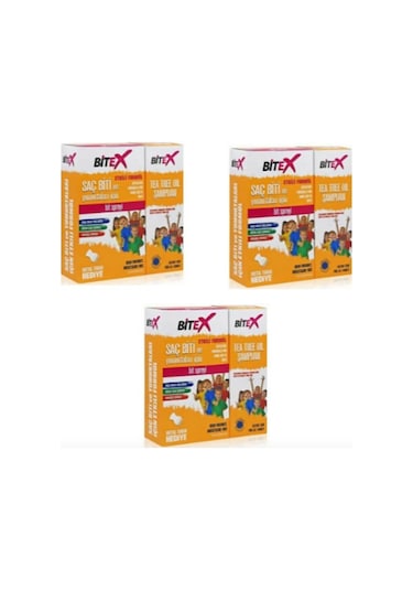 Bitex Bit Spreyi 100 ML + Tto Şampuan + Metal Tarak 3 Paket
