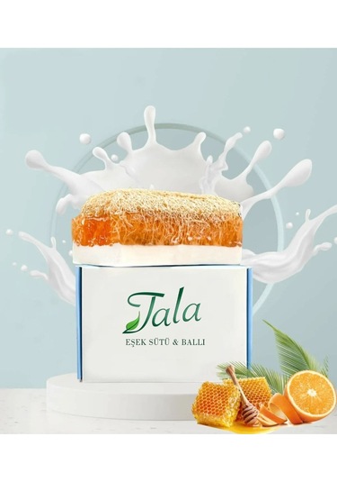 Tala Doğal Kabak Lifli Ballı Eşek Sütlü Sabun El Yapımı Talaliflisabun Eşek Sütü