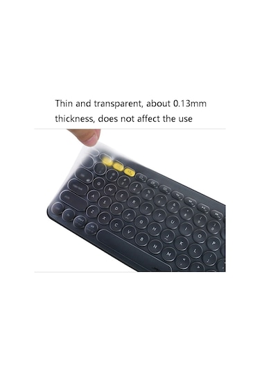 Jrc T20703 Dizüstü Klavye Filmi Logitech K380 İçin Kablosuz Bluetooth Klavye Şeffaf Film