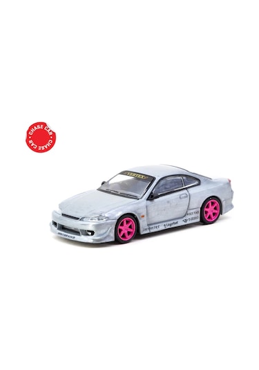 Tarmac Works 1/64 Vertex Nissan Silvia S15 Pink Metallic - Global64