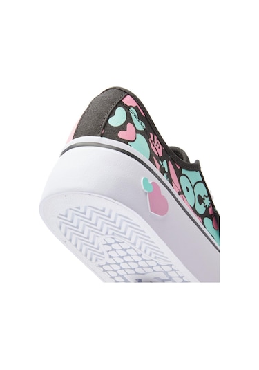 Dc Shoes Adjs300280 Manual Platform Black/crazy Pink/turquoise Kadın Sneaker 001