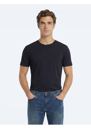 Kip Çok Renkli 1 Düz %100 Pamuk T-shirt Renkli