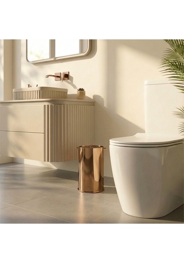 Kobos Nova Çöp Kovası 5l Parlak Bakır Kbw-908rs