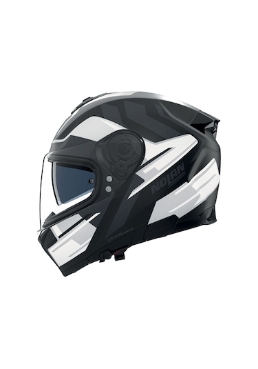 Nolan N80.8 Trittico 359 Kapalı Kask Siyah Beyaz